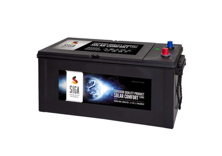 280A 12V Calcium Solarbatterie Siga