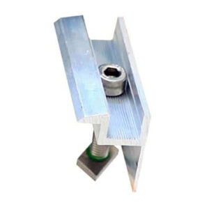 1 Stück Modul - Endklemme 30mm inkl. Verschraubung