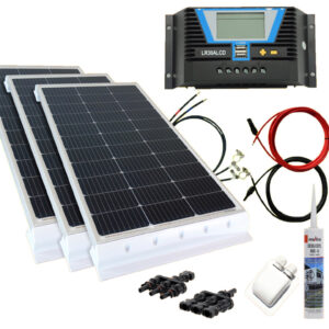 Wohnmobilanlage 390W 12 Volt Set weiß