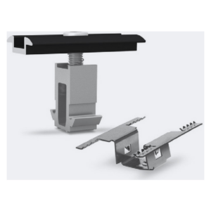 K2 DomeClamp Set Mittelklemme 30-50mm mit TerraGrif, schwarz