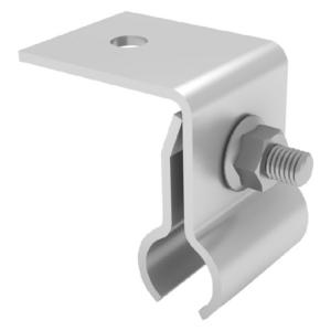 K2 Kalzipklemme mit Rundloch, Edelstahl