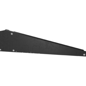 ESDEC FlatFix Fusion Winddeflektor links Schwarz (Basisprofil 940mm)