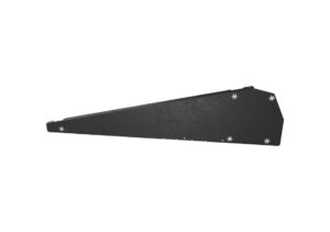 ESDEC FlatFix Fusion Winddeflektor rechts Schwarz (Basisprofil 1030mm - 1077mm)