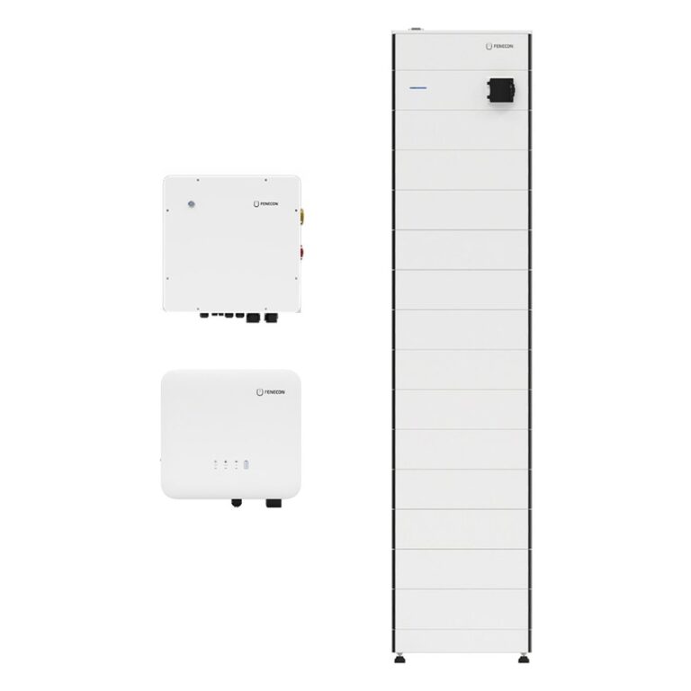 Fenecon Home DC 10 + 36.4 kWh mit Ersatzstrom – Komplettsystem mit Fenecon Home 10 kW Hybridwechselrichter, BMS, FEMS-Box und 13 Batteriemodulen GEN2 (36,4 kWh nutzbar) inkl. automatischer Verbraucherumschaltung