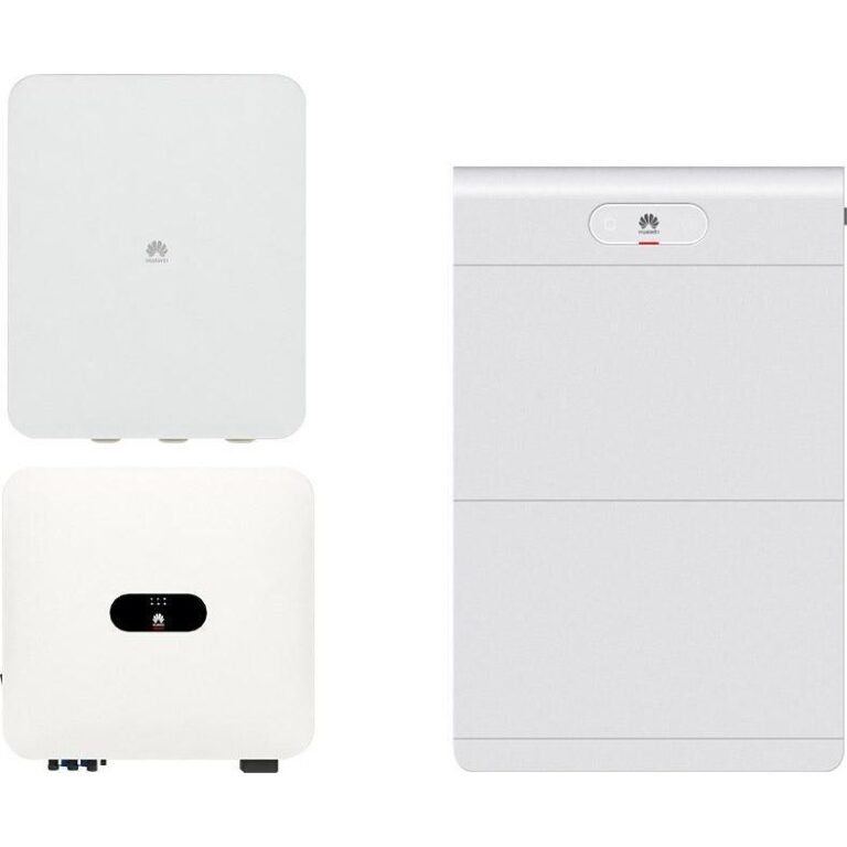 Huawei SUN2000-8K-MAP0 + LUNA2000-10kWh-S1 (10 kWh) mit Ersatzstrom + SA4H-A02 – Speicherpaket (Wechselrichter + Batteriespeicher)