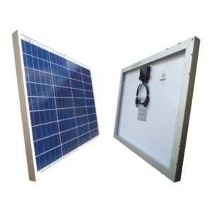 1 Stück Solarmodul 50Watt 12V Polikristallin Solarpanel 19% MWST.