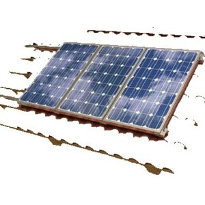 Pfannendachhalterung für 4 Module 250 bis 360Watt