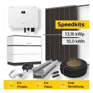PV-Anlage mit Speicher 13,16 kWp + 10,0 kWh – 28× Trina Vertex S+ 470 Wp + Sungrow SH12T, Komplettset Ziegeldach